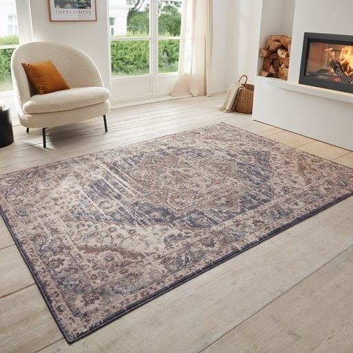 Vloerkleed Vintage Sand Blauw - Hanse Home Terrain - 240x340 cm - Rechthoek - Dekbed-Discounter.nl