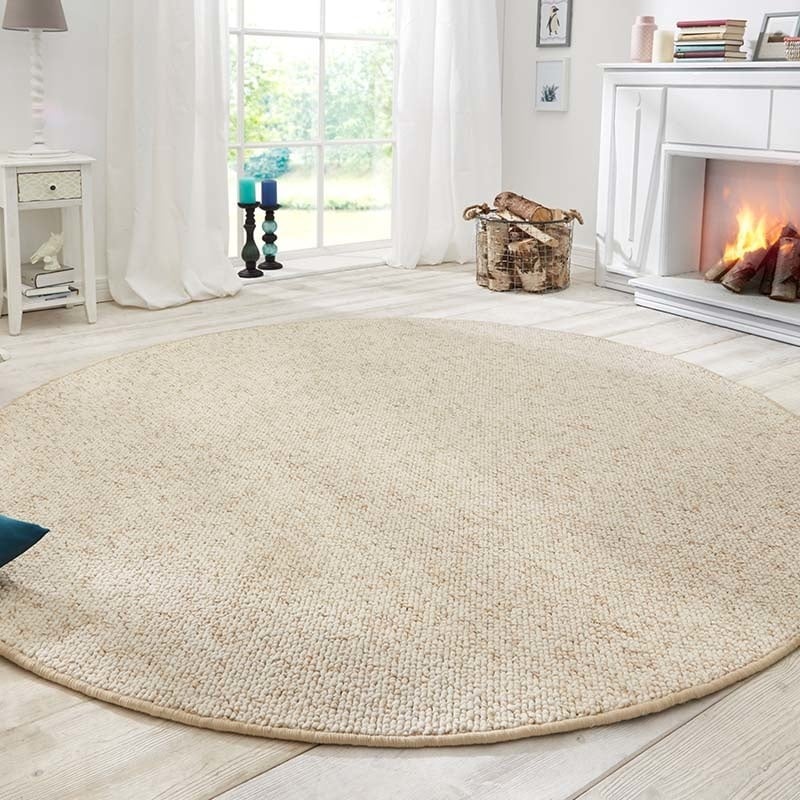 Vloerkleed Wool Creme - BT Wolly - Rond - Dekbed-Discounter.nl