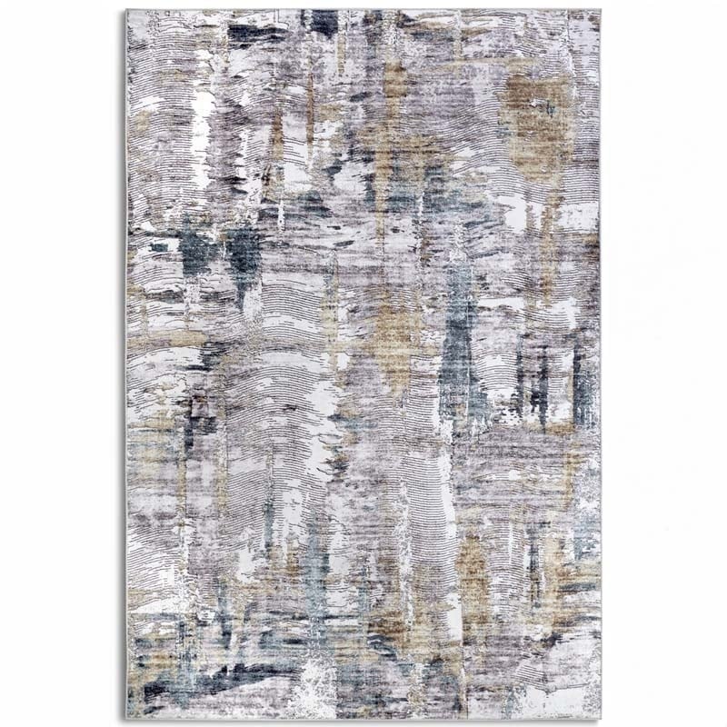 Vloerkleed Malard Sapphire Gold Multicolor - Elle Decoration - 120x160 cm - Rechthoek - Dekbed-Discounter.nl