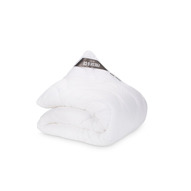 Enkel Dekbed Ademend Gelvezel - 200x220 cm (Tweepersoons) - Fresh & Co - 375 gram - Dekbed-Discounter.nl aanbieding