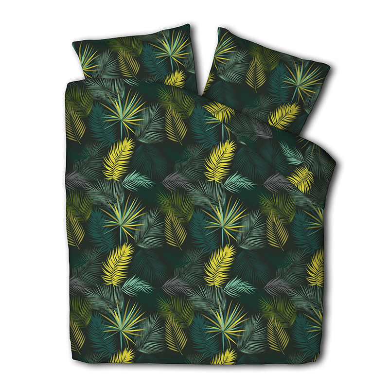 Dekbedovertrek Botanical Party Dekbedovertrek 200 x 220 cm - Tweepersoons (200x220 cm) - Meerkleurig Katoen - Dessin: Patroon, Natuur - Fresh & Co - aanbieding