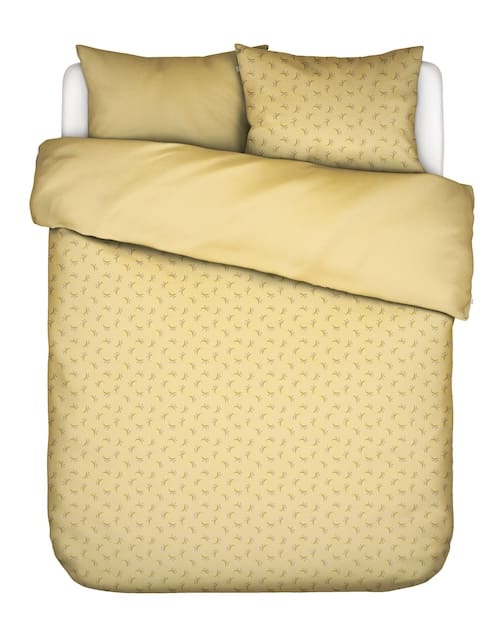 Essenza Lily melody lemon yellow Dekbedovertrek