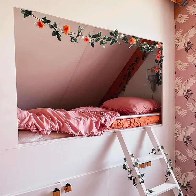 Dekbedovertrek Ibiza Kids - (x cm) - Oranje & Roze Microvezel - Dessin: Effen - Fresh & Co - Dekbed-Discounter.nl aanbieding