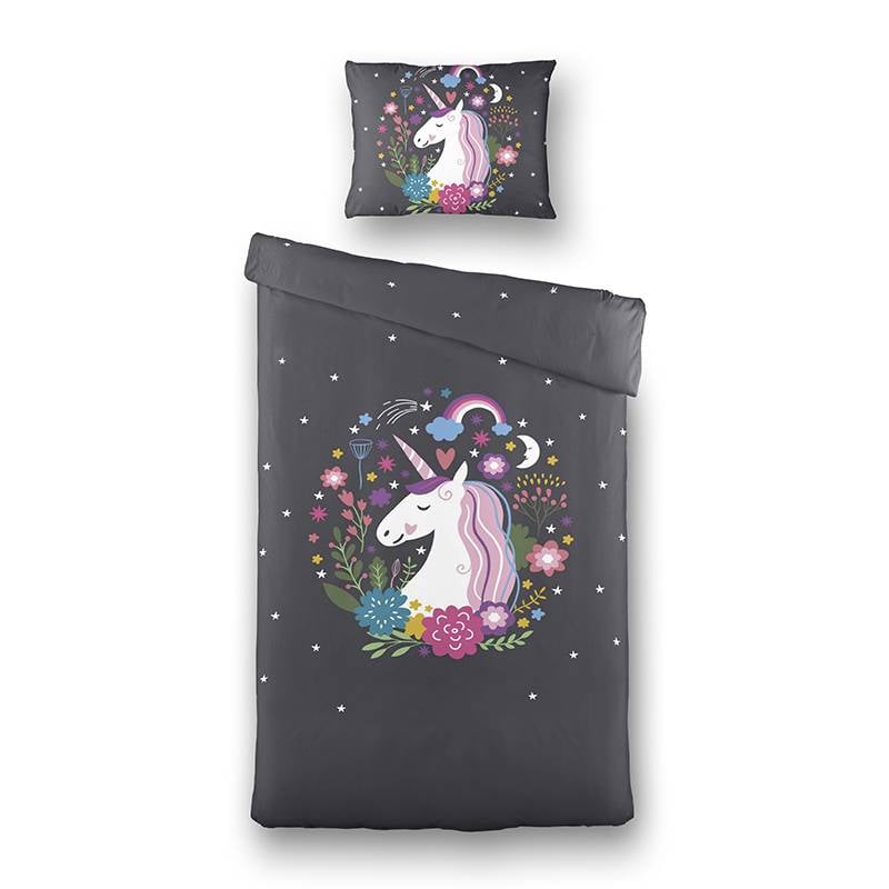 Happy Unicorn Dekbedovertrek - Dekbed-Discounter.nl aanbieding
