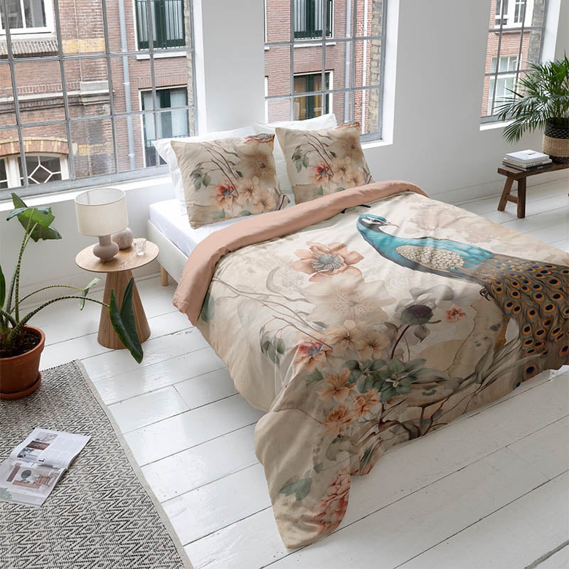 Dekbedovertrek Antique Gardens Dekbedovertrek - (x240 cm) - Meerkleurig Katoen - Dessin: - Fresh & Co - Dekbed-Discounter.nl aanbieding