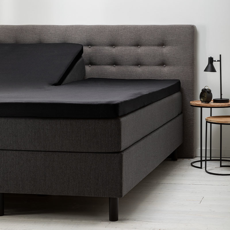 Splittopper Hoeslaken - Jersey - 200x200 cm - Keuze Uit Meerdere Kleuren - Fresh & Co - Dekbed-Discounter.nl aanbieding