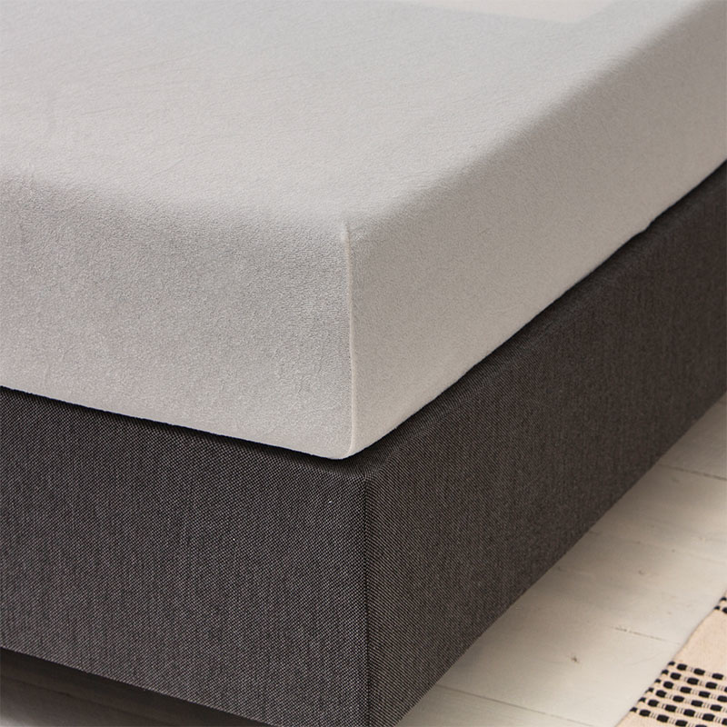 Badstof Hoeslaken - Creme - 70x200 cm - Creme - Fresh & Co - Dekbed-Discounter.nl aanbieding