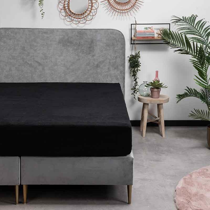 Hoeslaken Flanel - 180x210 cm - Keuze Uit Meerdere Kleuren - Fresh & Co - Dekbed-Discounter.nl aanbieding