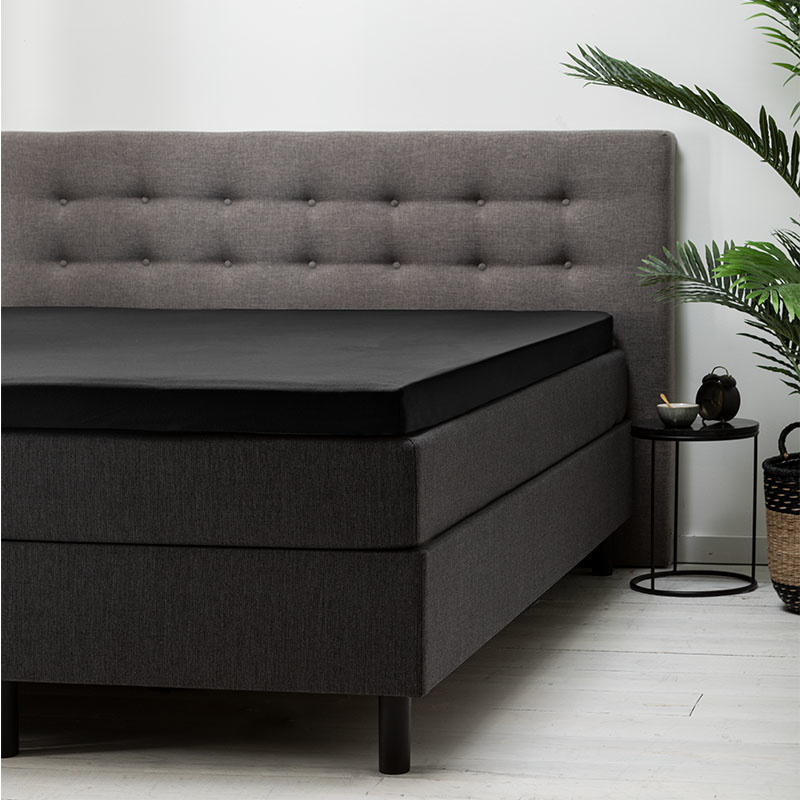 Topper Hoeslaken - Katoen - 140x200 cm - Keuze Uit Meerdere Kleuren - Fresh & Co - Dekbed-Discounter.nl aanbieding