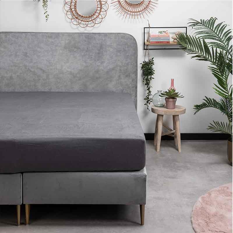 Hoeslaken Flanel - 180x200 cm - Keuze Uit Meerdere Kleuren - Fresh & Co - Dekbed-Discounter.nl aanbieding