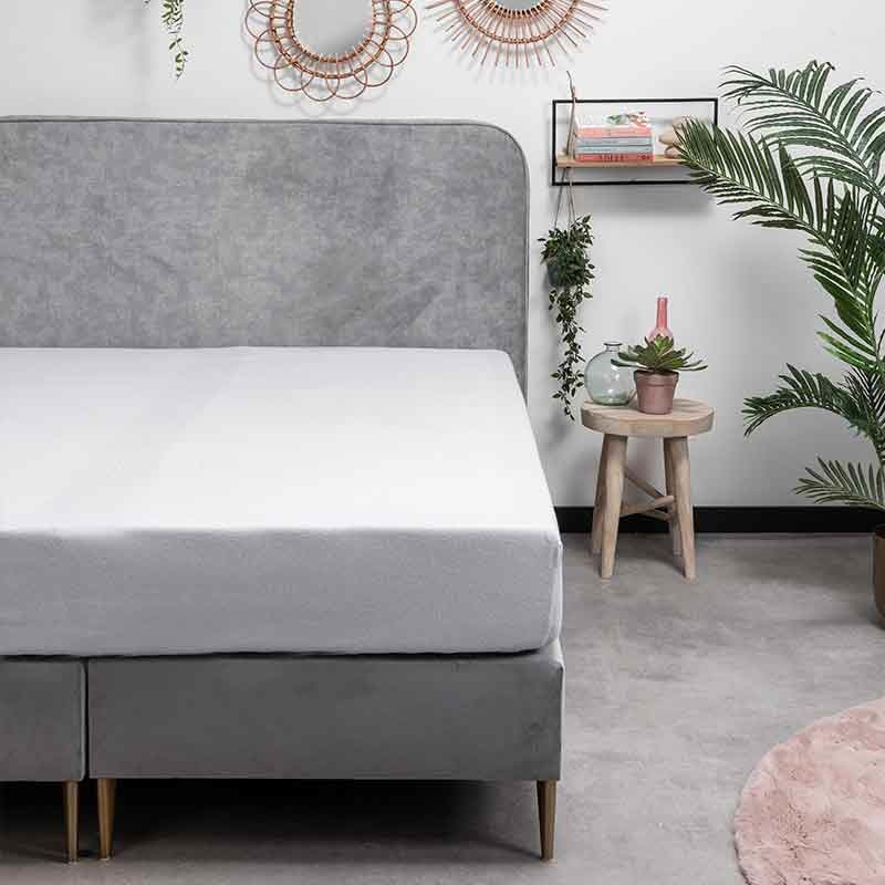 Hoeslaken Flanel - 180x200 cm - Keuze Uit Meerdere Kleuren - Fresh & Co - Dekbed-Discounter.nl aanbieding