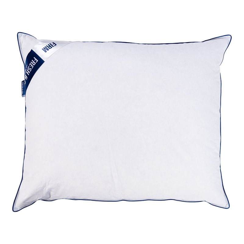 Hoofdkussen - Firm Nature - 10% dons en 90% veren - Geschikt Voor Zij- En Rugslapers - Dekbed-Discounter.nl aanbieding