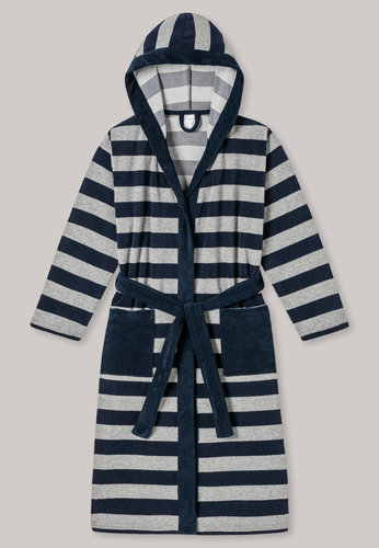 Schiesser Schiesser Kids Boys Badjas 143125 Nightblue 140