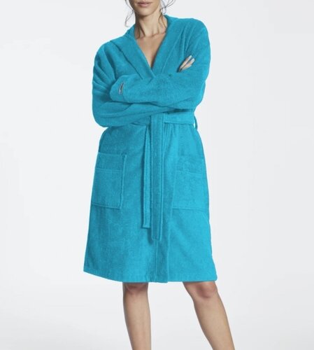 Taubert Taubert Senses Kimono Badjas 120cm Turquoise S
