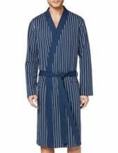 Schiesser Schiesser herenbadjas 169704 streep blauw/wit