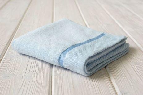 Set van 2 Katoenen badhanddoeken - Blauw