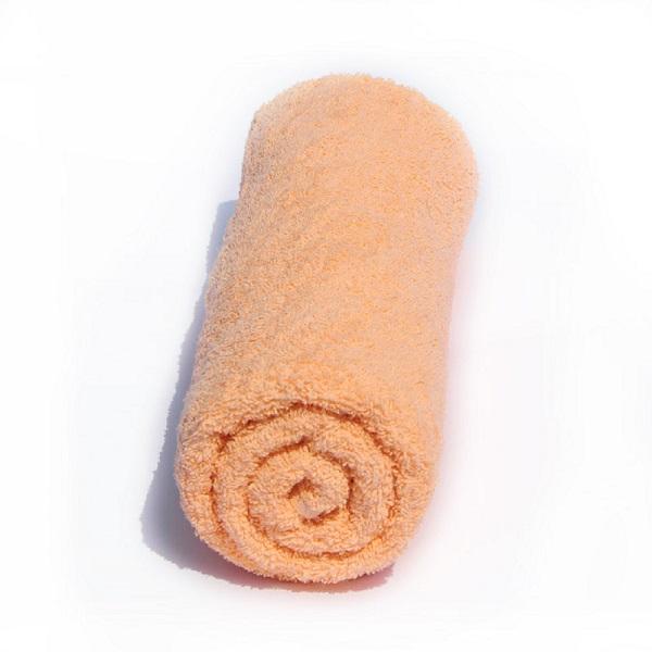Set van 2 Katoenen badhanddoeken - Peach