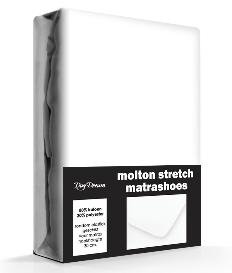 Molton Stretch Hoeslaken Day Dream-160 x 200 cm aanbieding