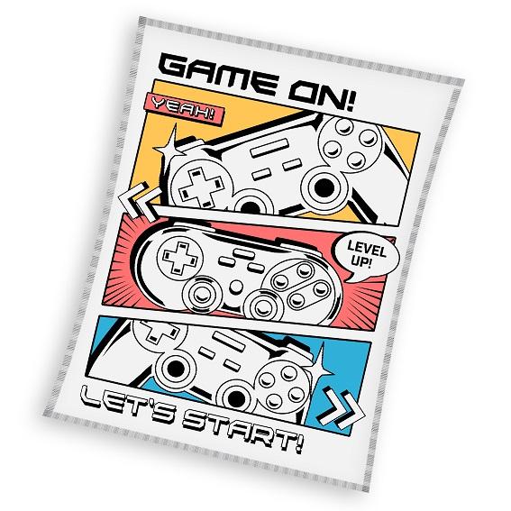 Fleece plaid Gamer 150 x 200 cm aanbieding