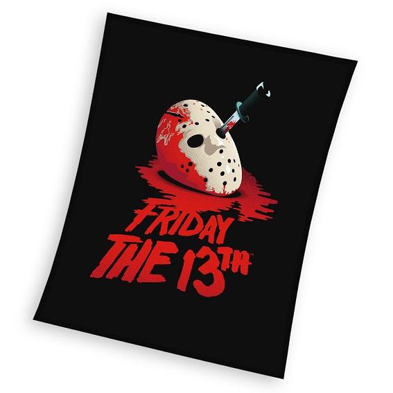 Friday the 13 Fleece plaid 150 x 200 cm Zwart aanbieding