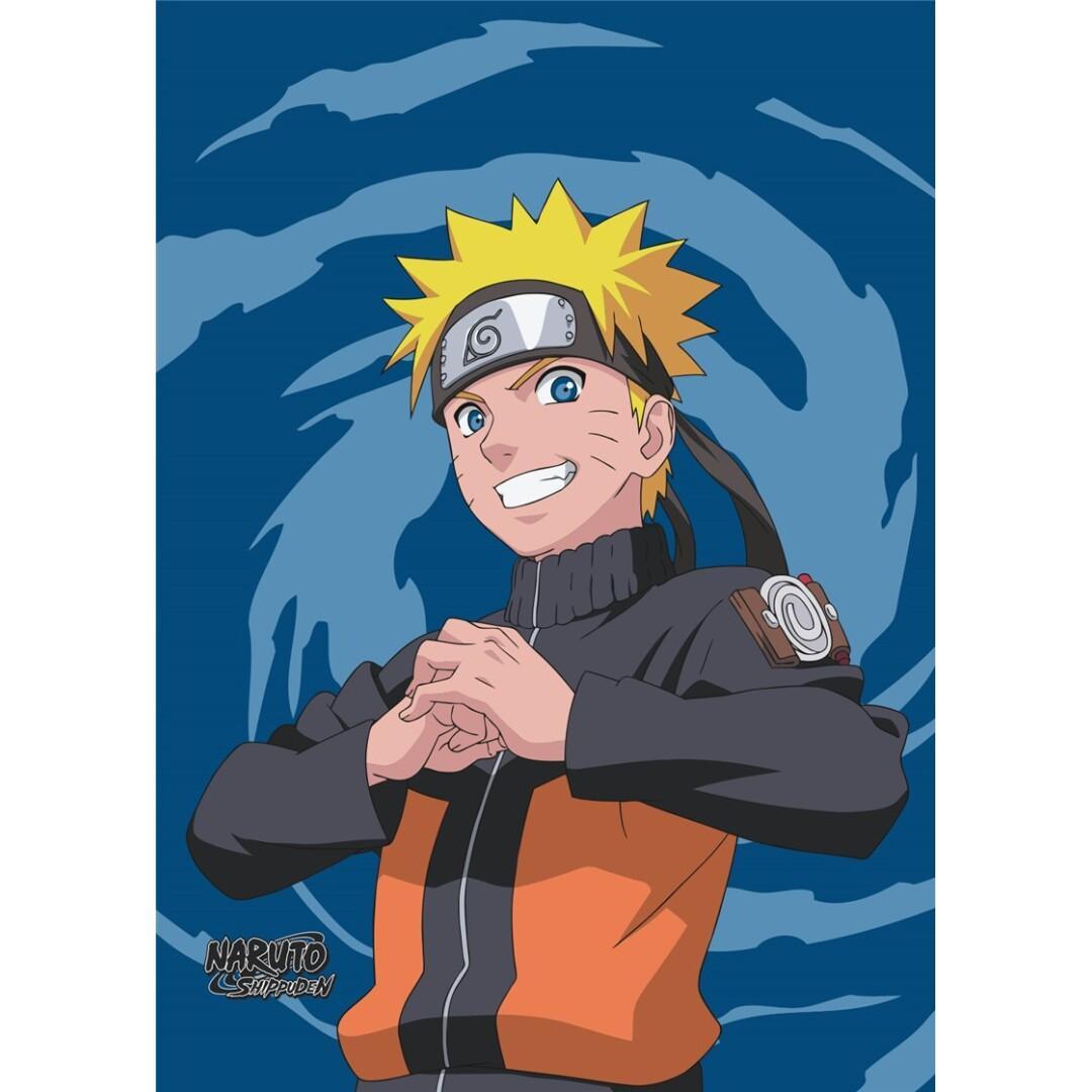 Naruto Fleece Plaid 100 x 140 cm Blauw