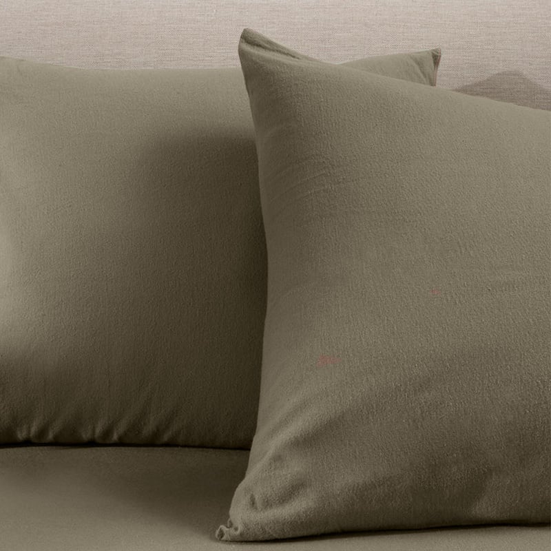 Kussensloop Flanel - Fresh & Co - 60 x 70 cm - Katoen - Dekbed-Discounter.nl aanbieding