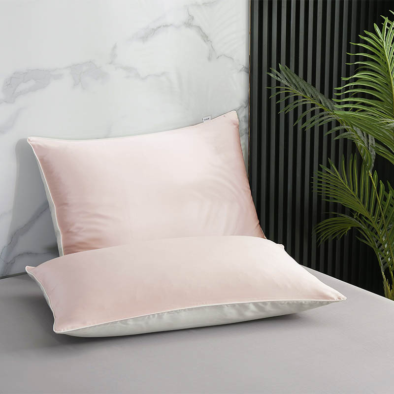 Zijden Kussenslopen - Roze - Basalt - 60 x 70 cm - Microvezel - Dekbed-Discounter.nl